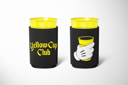Yellow Cup Club Koozie
