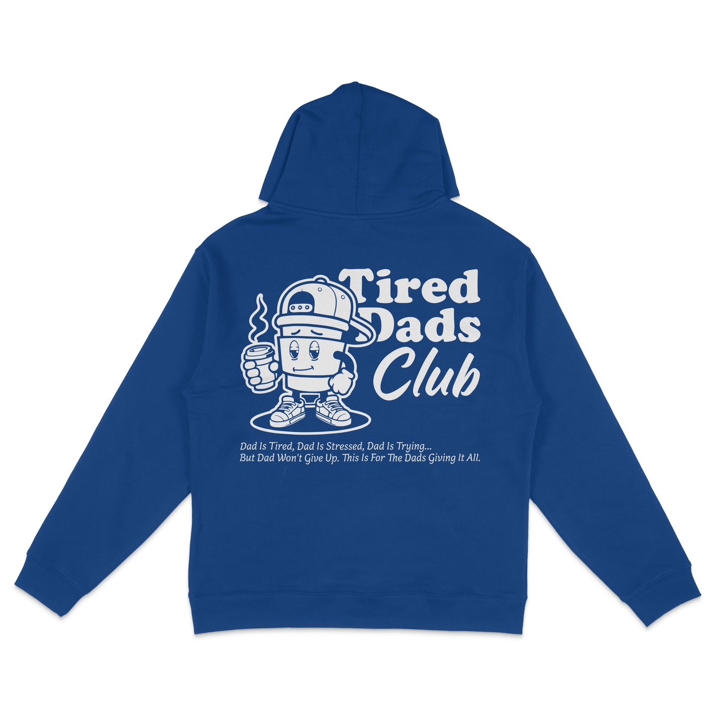 Tired Dads Club Hoodie - Blue