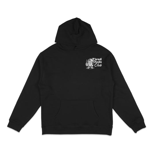 Tired Dads Club Hoodie - Black