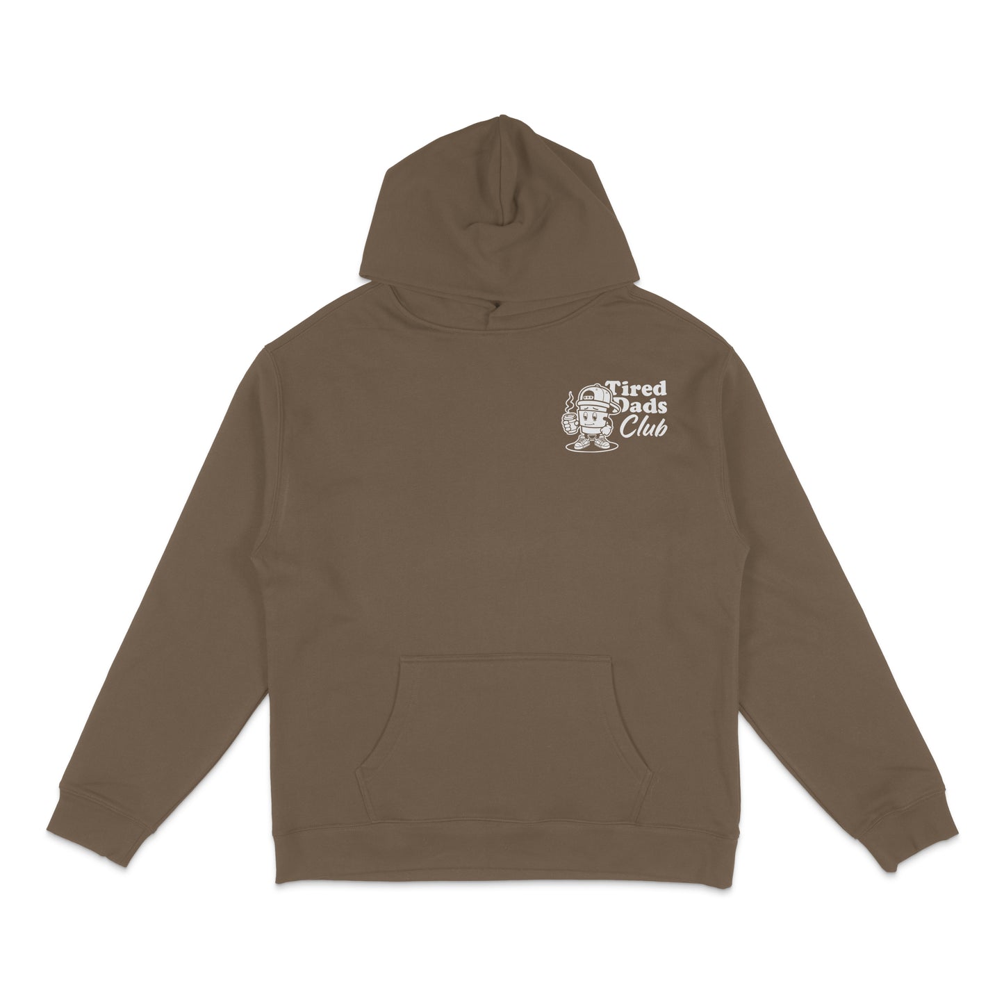 Tired Dads Club Hoodie - Brown